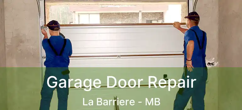  Garage Door Repair La Barriere - MB