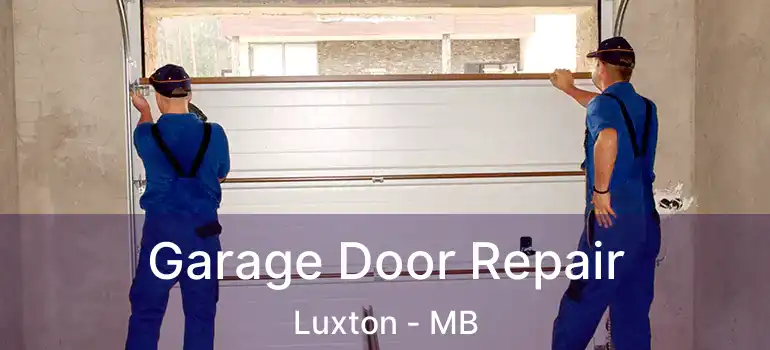  Garage Door Repair Luxton - MB