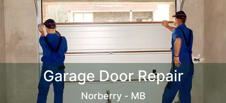  Garage Door Repair Norberry - MB
