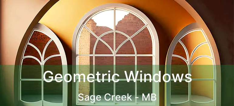  Geometric Windows Sage Creek - MB