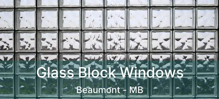  Glass Block Windows Beaumont - MB