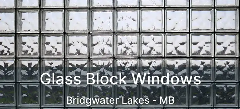  Glass Block Windows Bridgwater Lakes - MB