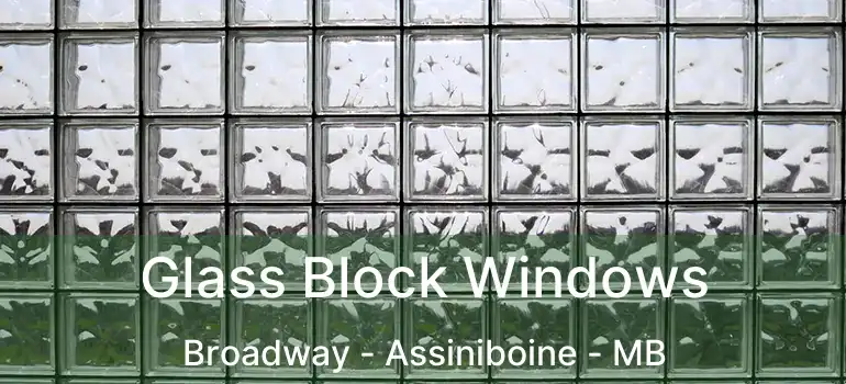  Glass Block Windows Broadway - Assiniboine - MB