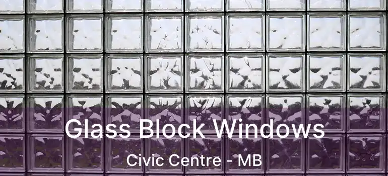  Glass Block Windows Civic Centre - MB