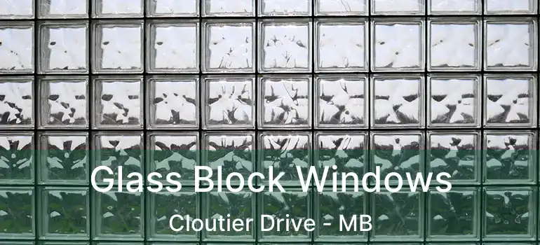  Glass Block Windows Cloutier Drive - MB