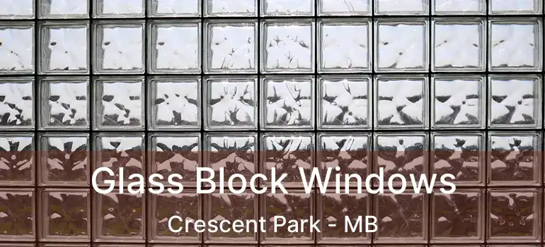  Glass Block Windows Crescent Park - MB