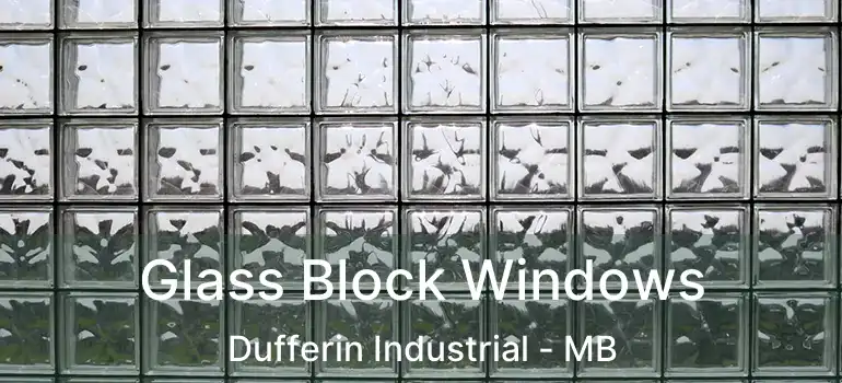  Glass Block Windows Dufferin Industrial - MB