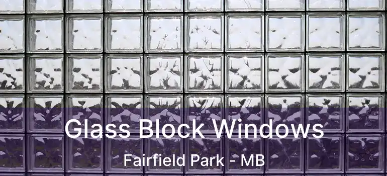  Glass Block Windows Fairfield Park - MB