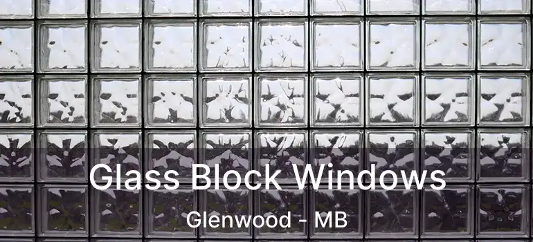  Glass Block Windows Glenwood - MB