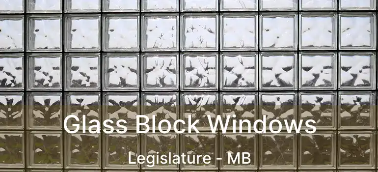  Glass Block Windows Legislature - MB