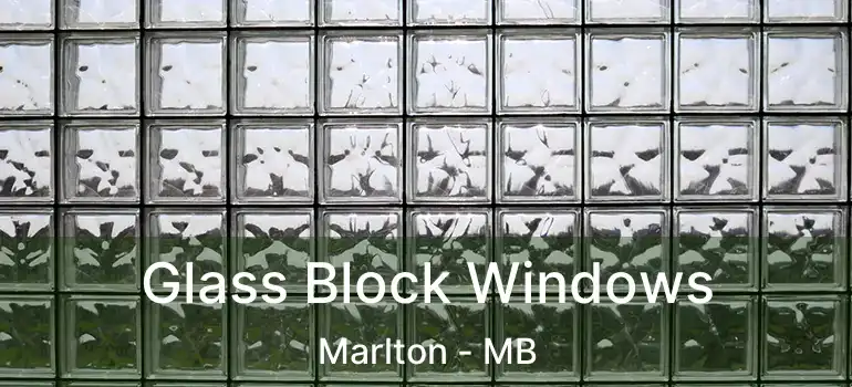  Glass Block Windows Marlton - MB