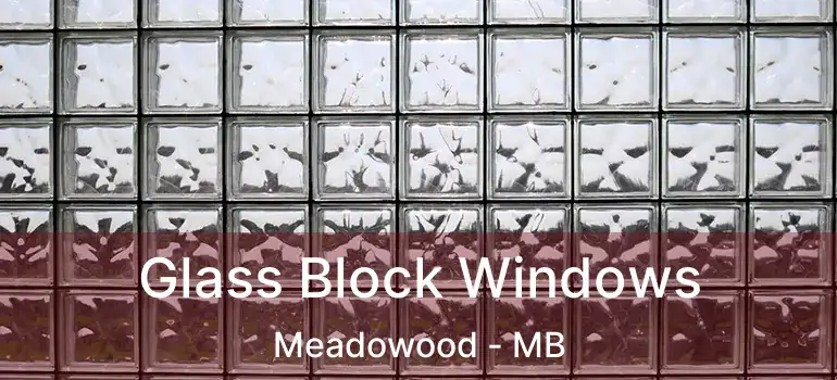  Glass Block Windows Meadowood - MB