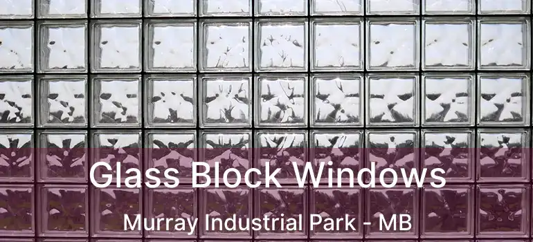  Glass Block Windows Murray Industrial Park - MB