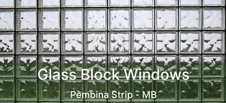 Glass Block Windows Pembina Strip - MB