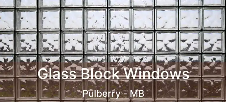  Glass Block Windows Pulberry - MB