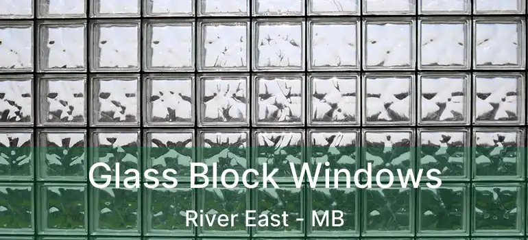  Glass Block Windows River East - MB