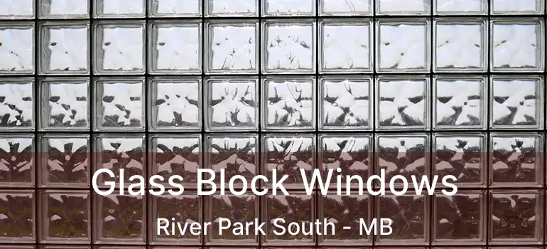  Glass Block Windows River Park South - MB