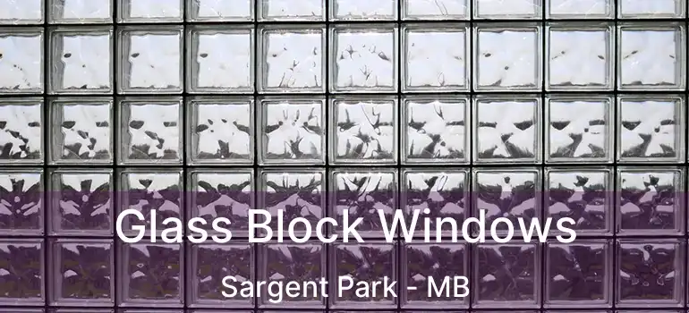  Glass Block Windows Sargent Park - MB