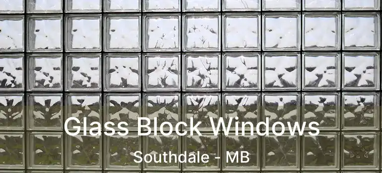  Glass Block Windows Southdale - MB