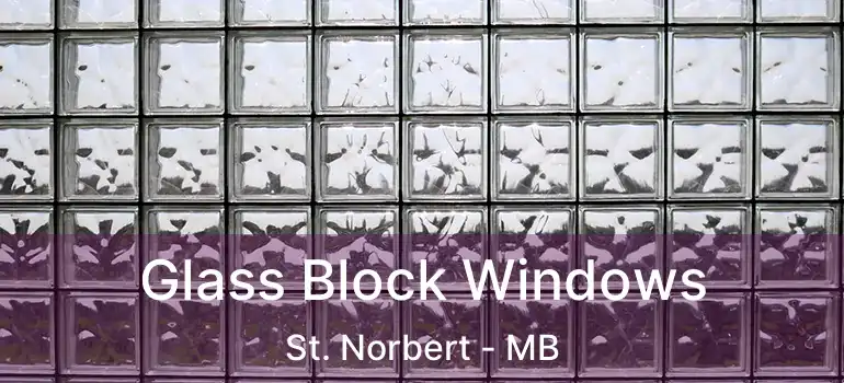  Glass Block Windows St. Norbert - MB