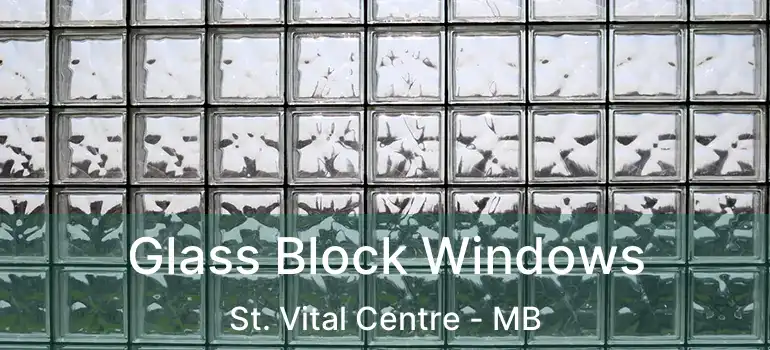  Glass Block Windows St. Vital Centre - MB