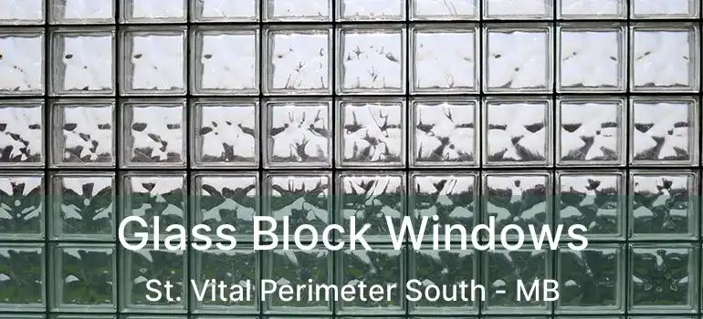  Glass Block Windows St. Vital Perimeter South - MB