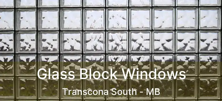  Glass Block Windows Transcona South - MB