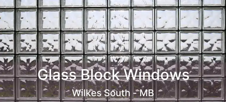  Glass Block Windows Wilkes South - MB