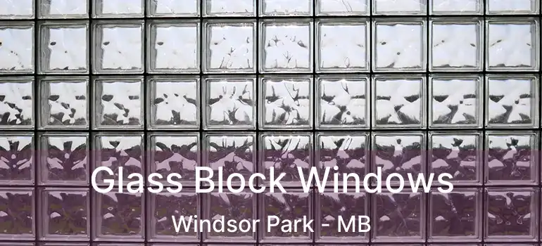  Glass Block Windows Windsor Park - MB