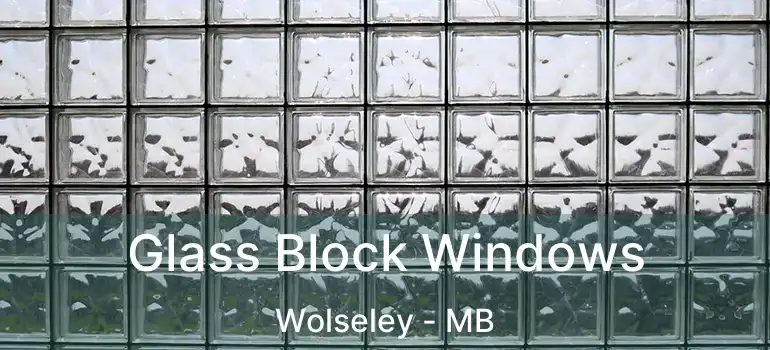  Glass Block Windows Wolseley - MB