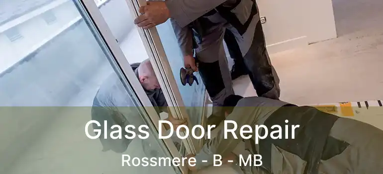  Glass Door Repair Rossmere - B - MB