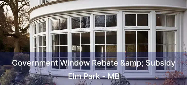  Government Window Rebate & Subsidy Elm Park - MB