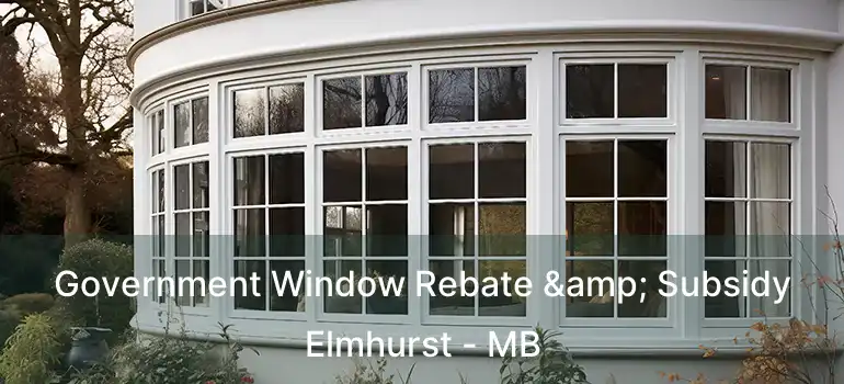  Government Window Rebate & Subsidy Elmhurst - MB
