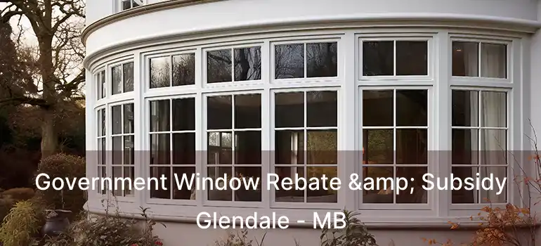  Government Window Rebate & Subsidy Glendale - MB