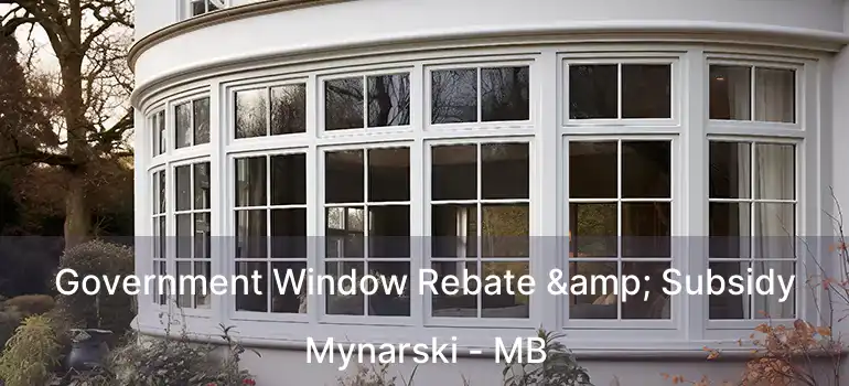  Government Window Rebate & Subsidy Mynarski - MB