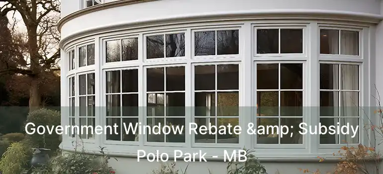  Government Window Rebate & Subsidy Polo Park - MB