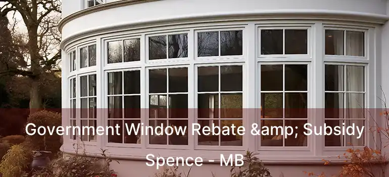  Government Window Rebate & Subsidy Spence - MB