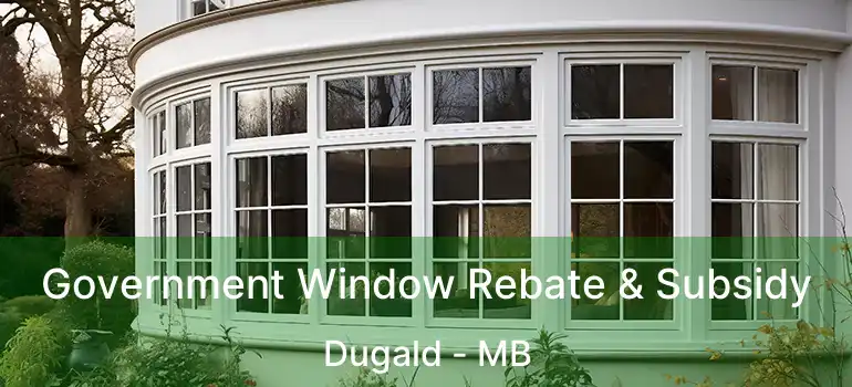  Government Window Rebate & Subsidy Dugald - MB