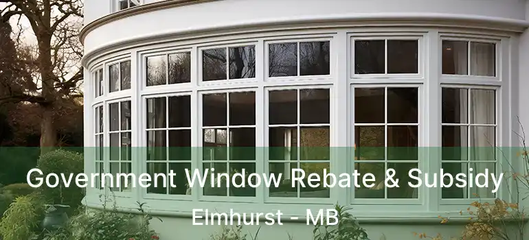  Government Window Rebate & Subsidy Elmhurst - MB