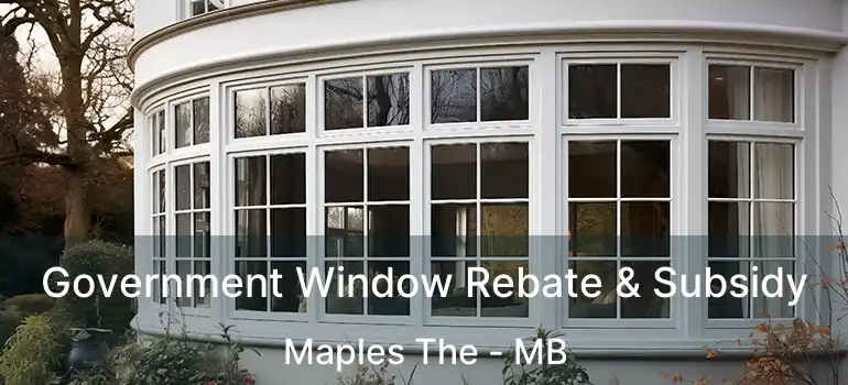  Government Window Rebate & Subsidy Maples The - MB