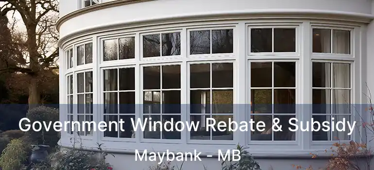  Government Window Rebate & Subsidy Maybank - MB