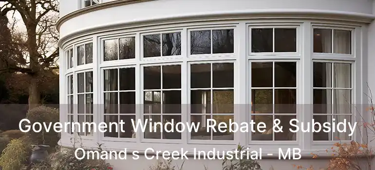  Government Window Rebate & Subsidy Omand s Creek Industrial - MB
