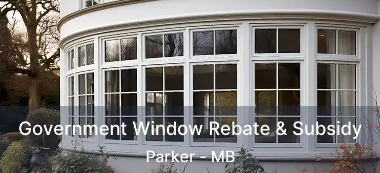  Government Window Rebate & Subsidy Parker - MB