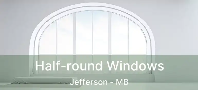 Half-round Windows Jefferson - MB