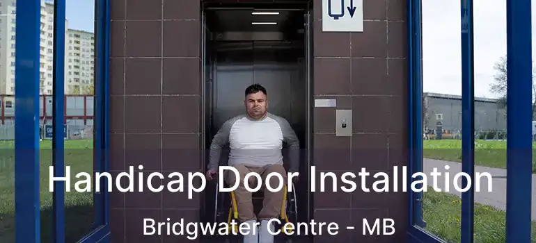  Handicap Door Installation Bridgwater Centre - MB