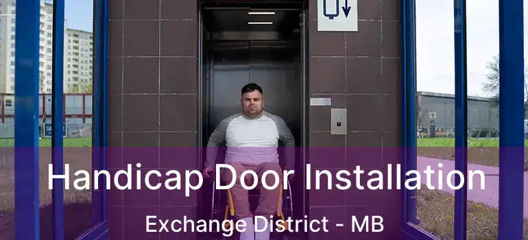  Handicap Door Installation Exchange District - MB