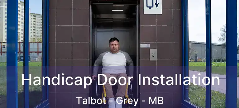  Handicap Door Installation Talbot - Grey - MB