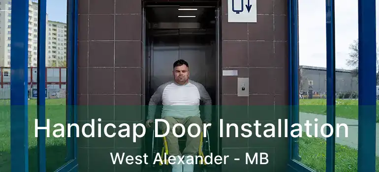  Handicap Door Installation West Alexander - MB
