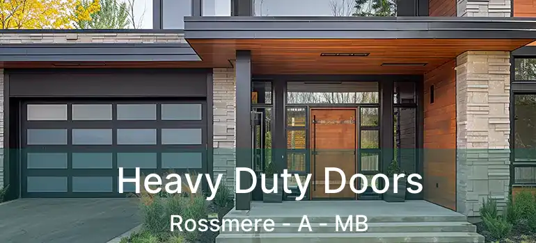  Heavy Duty Doors Rossmere - A - MB