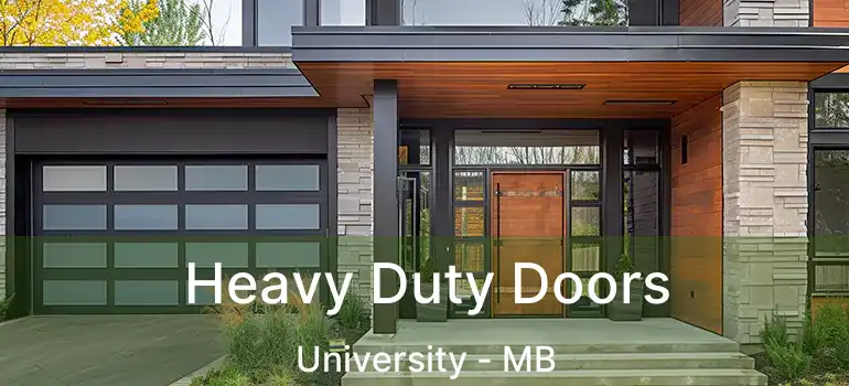  Heavy Duty Doors University - MB